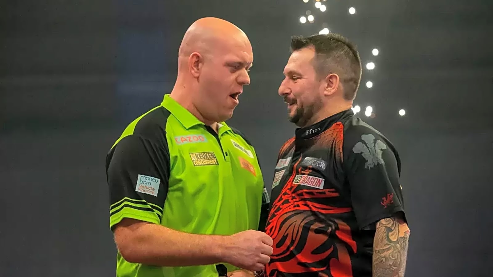 Kim Huybrechts recalls time Michael van Gerwen cracked Jonny Clayton in the head with metal rod: 'Not like there’s anything in Clayton’s head anyway'