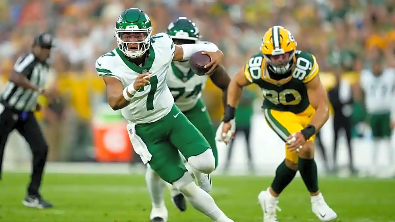 Jets' Aaron Glenn Proud Beating Packers: 'Our Brand Of Football!'