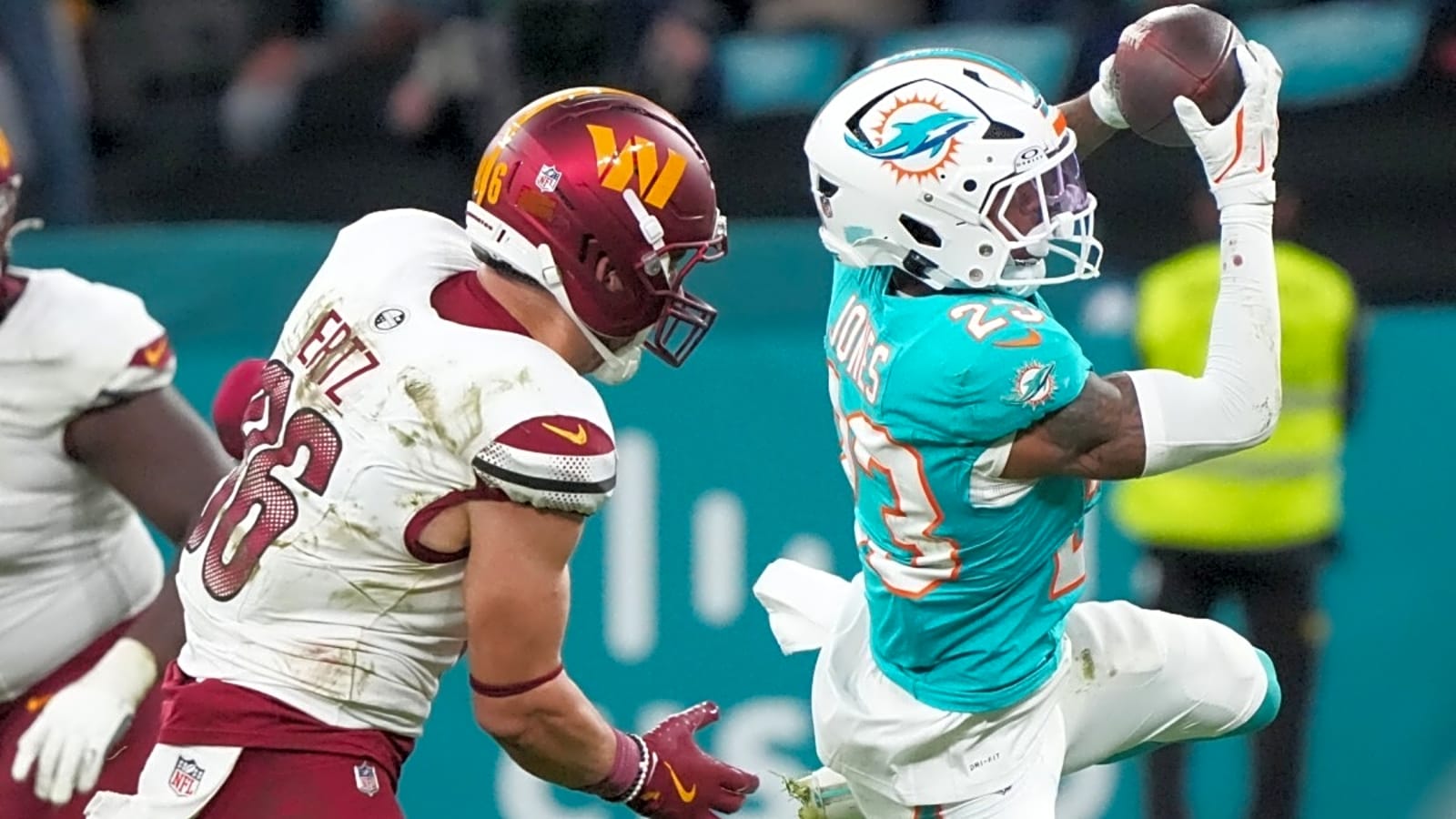 The Dolphins’ surprising Week 11 hero apparently called his shot before making the game-changing play in Miami’s 16-13 overtime win over the Commanders