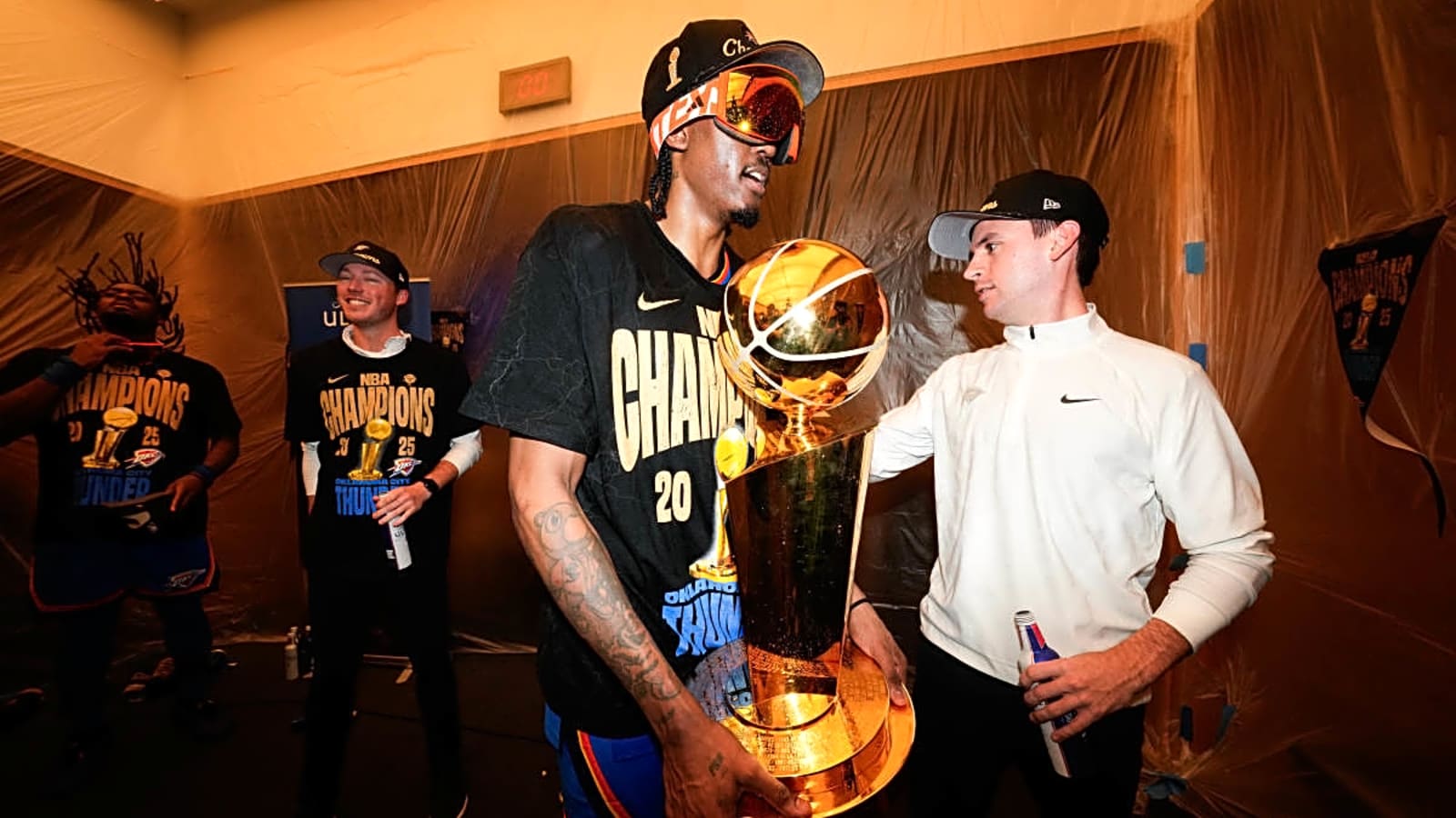 Jalen Williams Has Hilarious Reaction to Kevin Durant Trade After NBA Championship