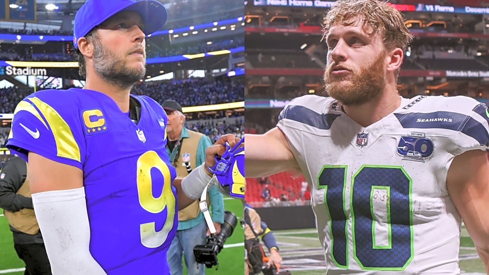 Matthew Stafford, Cooper Kupp's Pregame Interaction Draws Attention