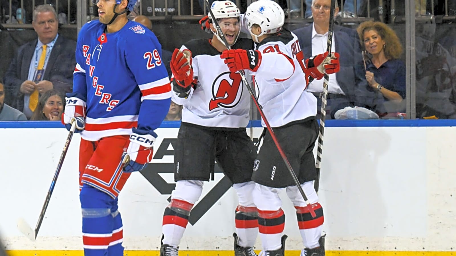 Devils Defeat Rangers 3-1 in Final Preseason Matchup
