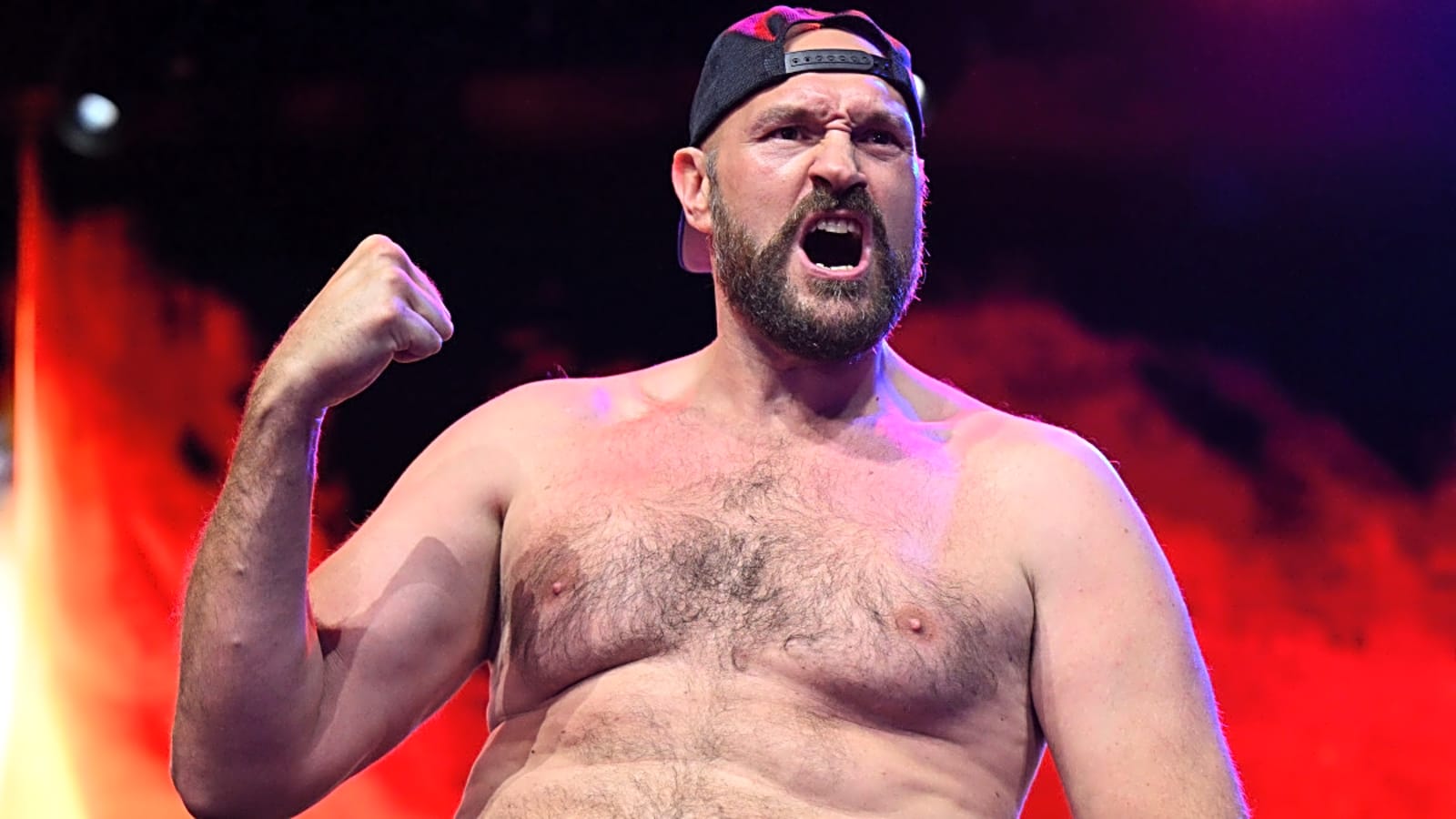 Tyson Fury Seen Strolling Down A High Street With No Top On, Wearing Just A Kilt