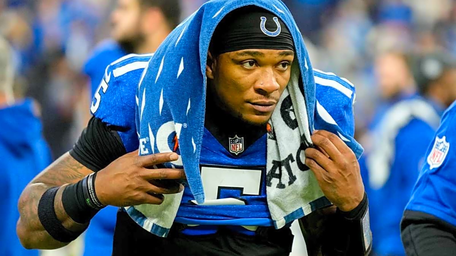 Colts QB Anthony Richardson caught a stray from an Indiana business ahead of the most important year of his career