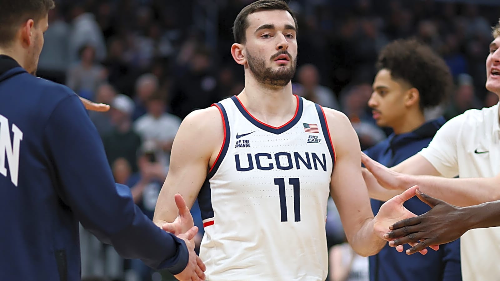 NCAA Sends Alex Karaban Message After UConn-Michigan
