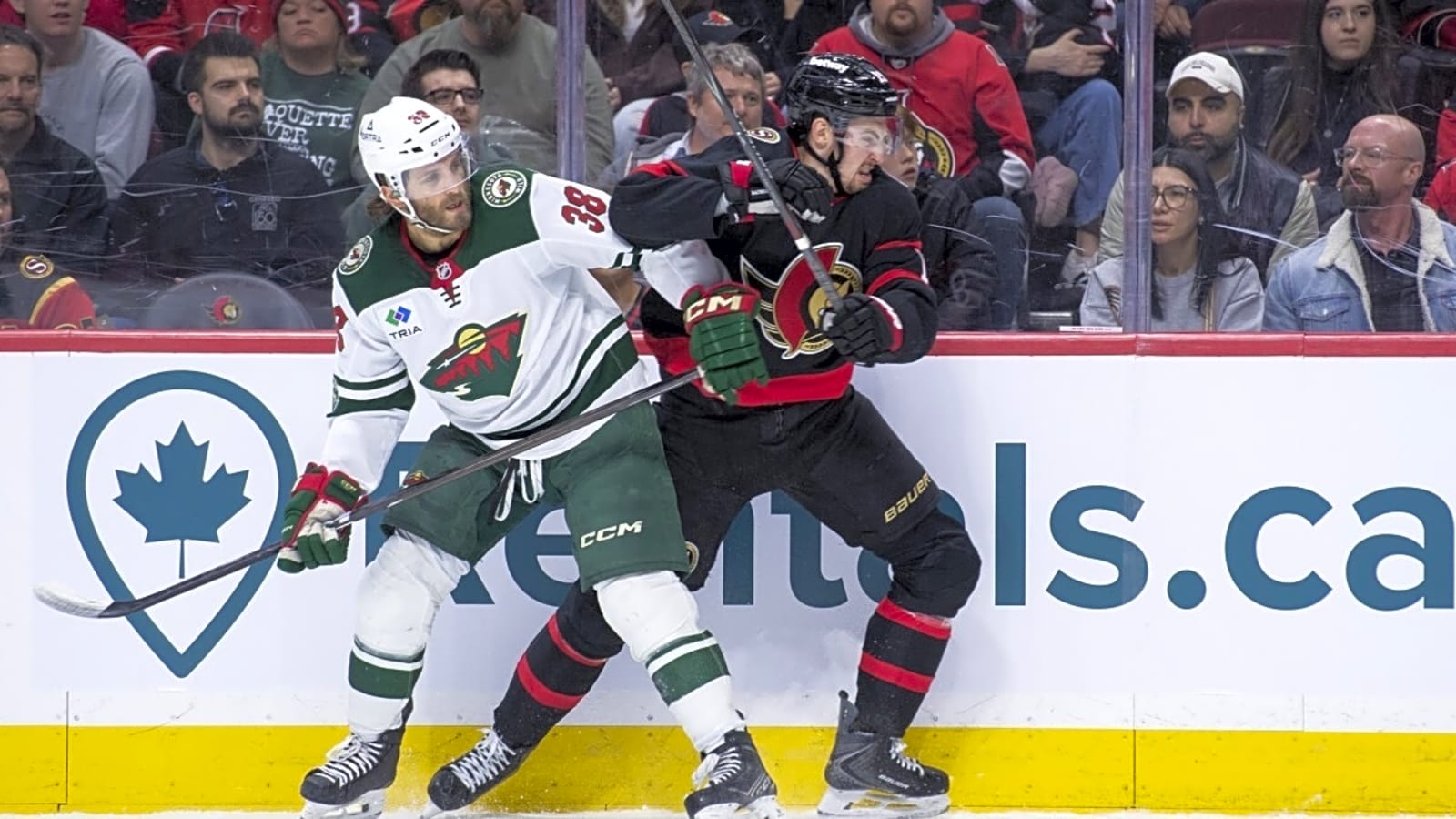 Hartman, Wallstedt lead Wild to dominant win over Senators