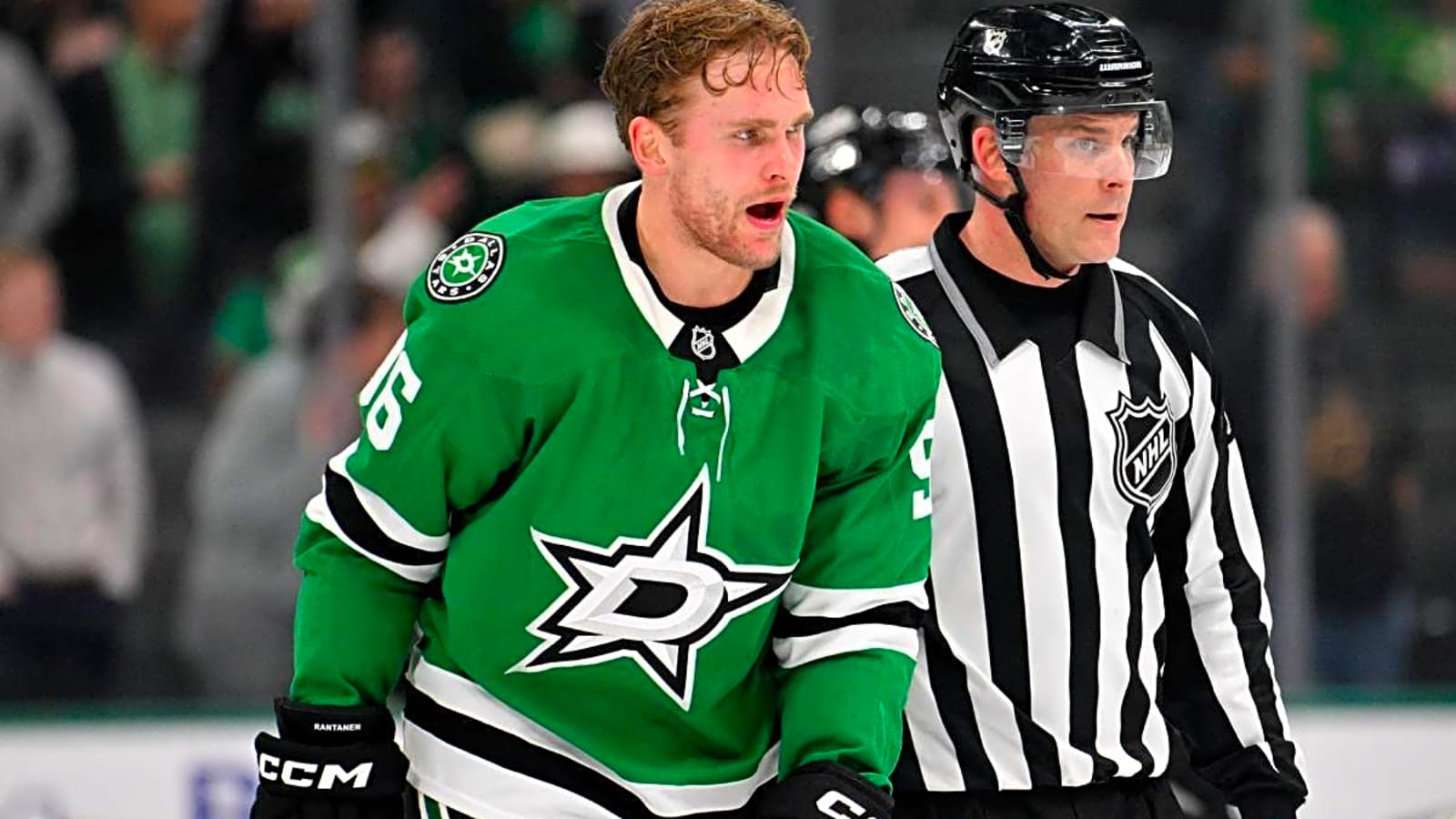 Stars’ Mikko Rantanen receives game misconduct after hit on Islanders’ Alex Romanov