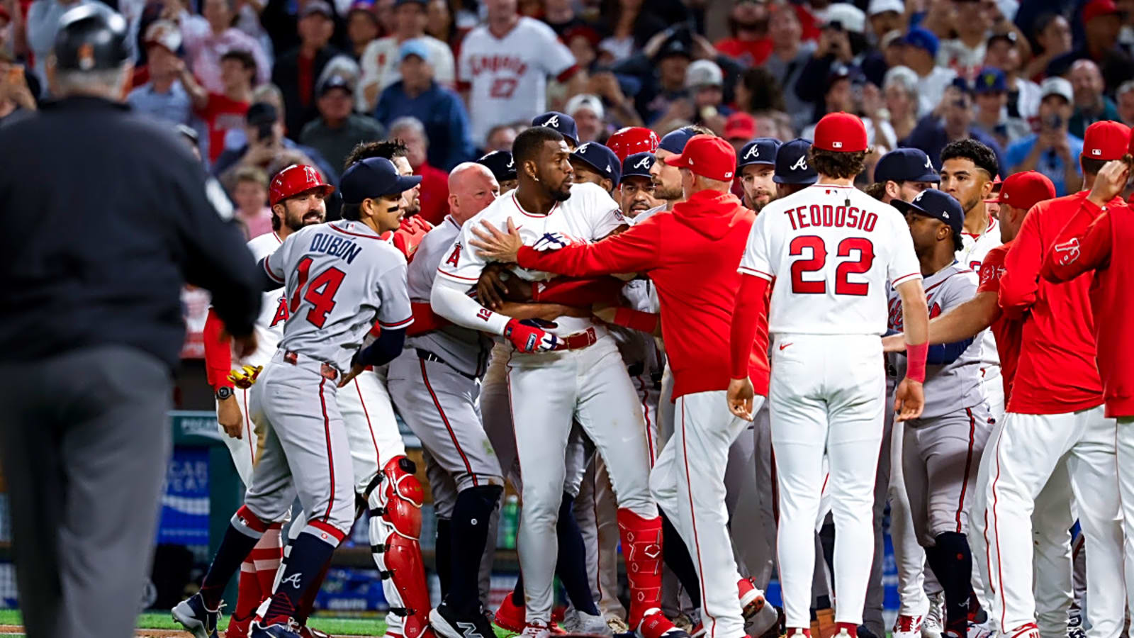 MLB Announces Punishment For Massive Braves, Angels Fight