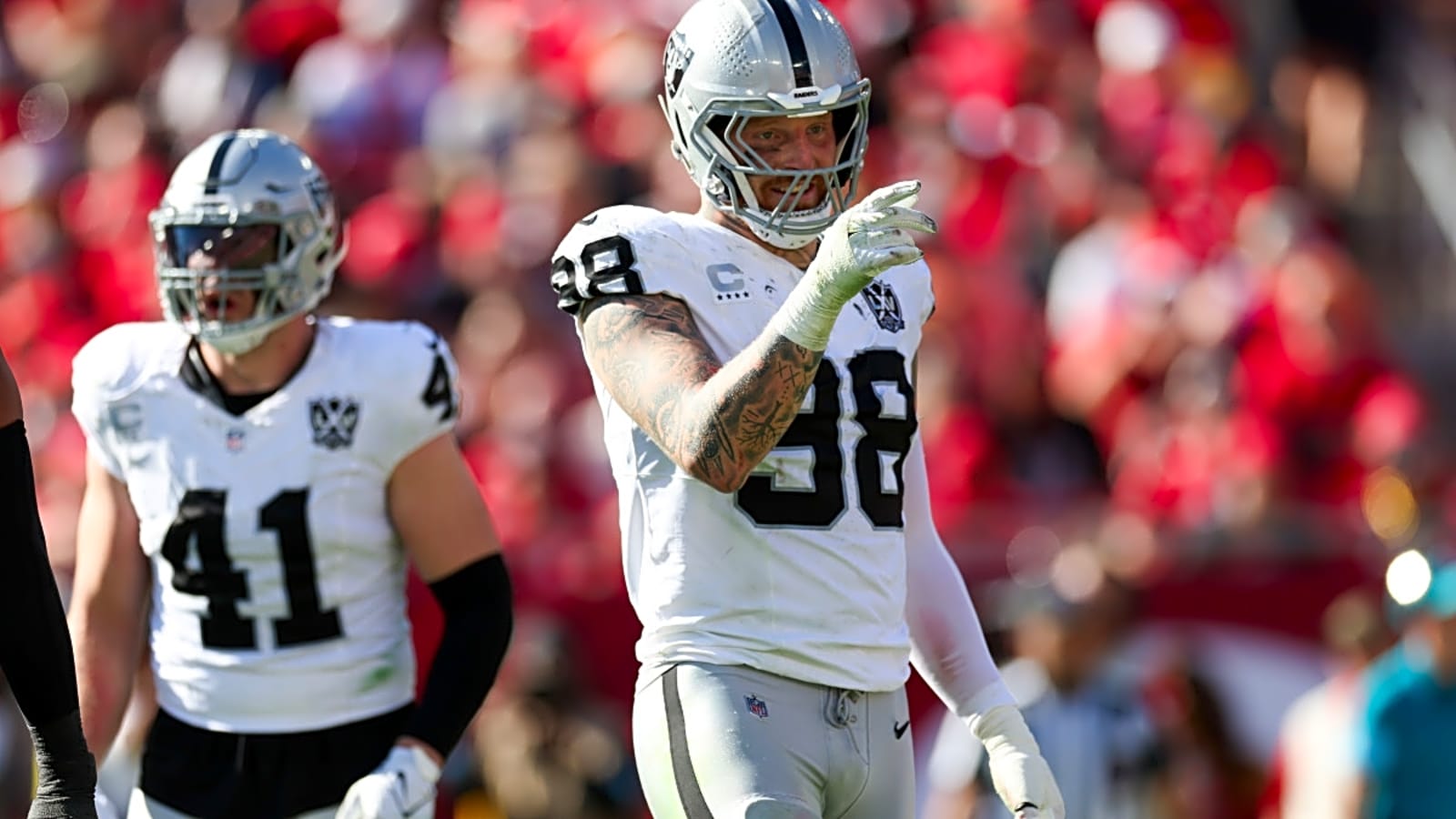 Maxx Crosby just welcomed new QB Geno Smith to the Las Vegas Raiders in only a way he could
