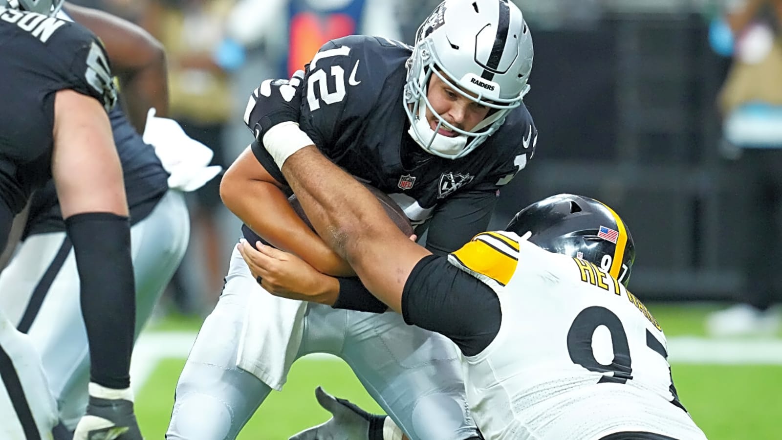 Cam Heyward Has Strong Response to Raiders OL Jackson Powers-Johnson