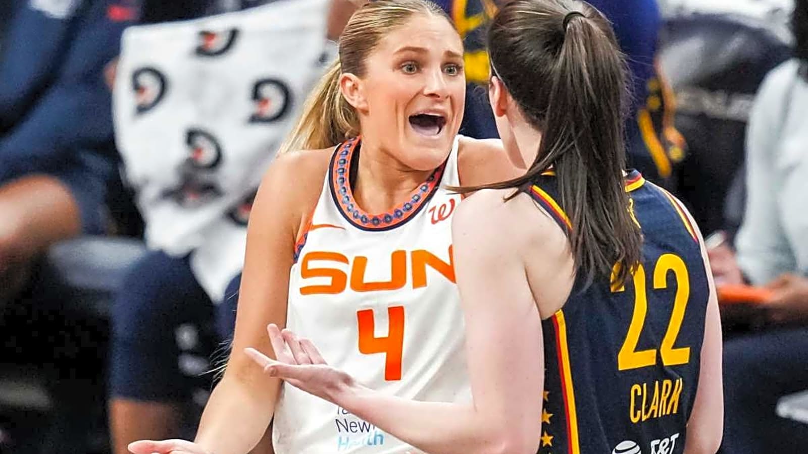 Old rivalry sparks physical altercation between Caitlin Clark&#39;s and former Ohio State star Jacy Shelton in WNBA Cup Final