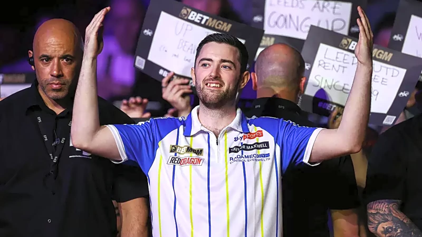 Leeds United fan Luke Humphries seals memorable Premier League Darts double hot on the heels of promotion success