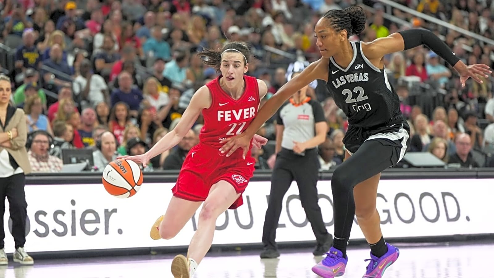 WNBA Issues A&#39;ja Wilson Statement After Aces Defeat Caitlin Clark, Fever