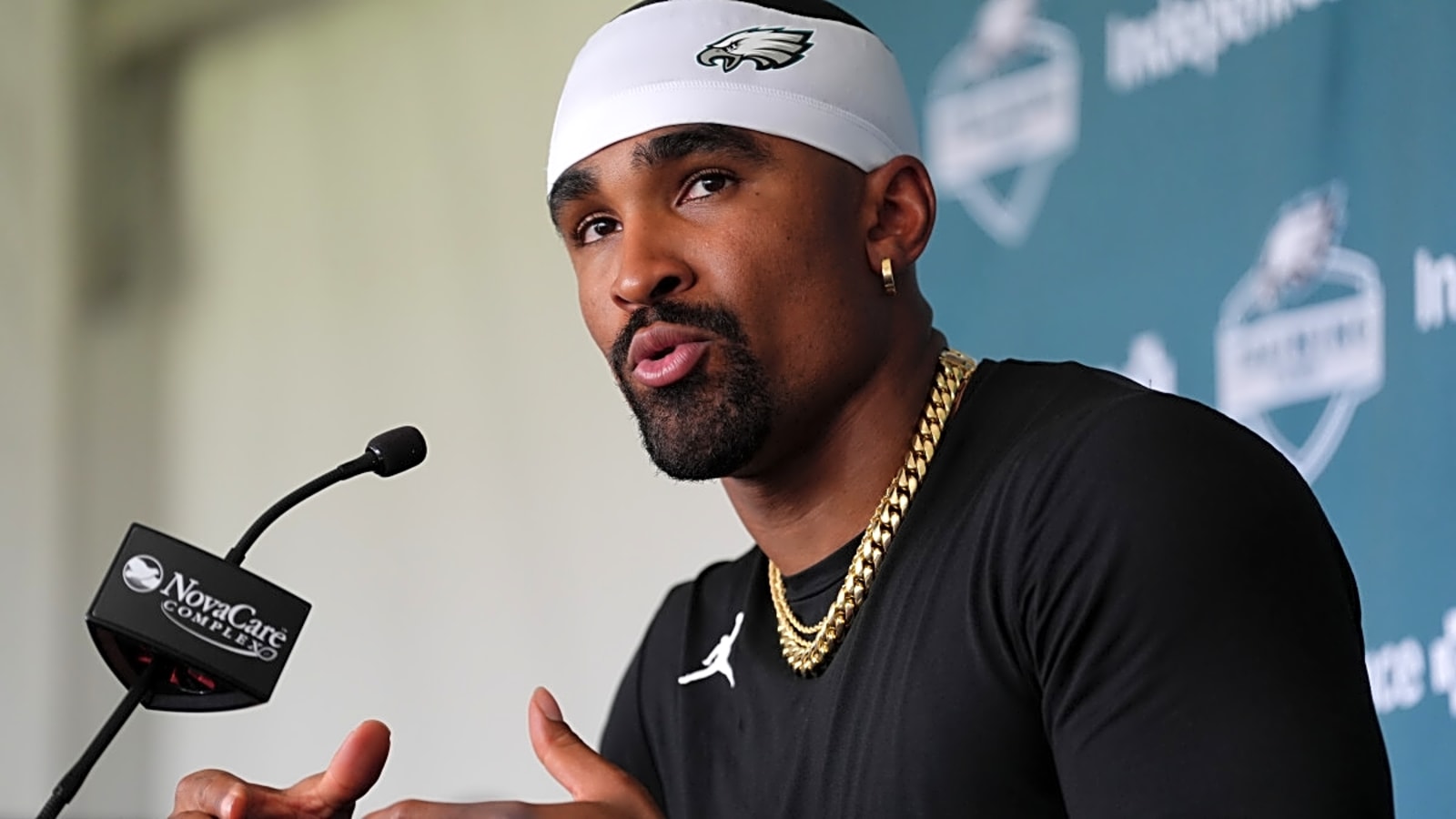 Jalen Hurts uses famous line from a WWII general when talking about ‘very challenging’ circumstances from Eagles training camp