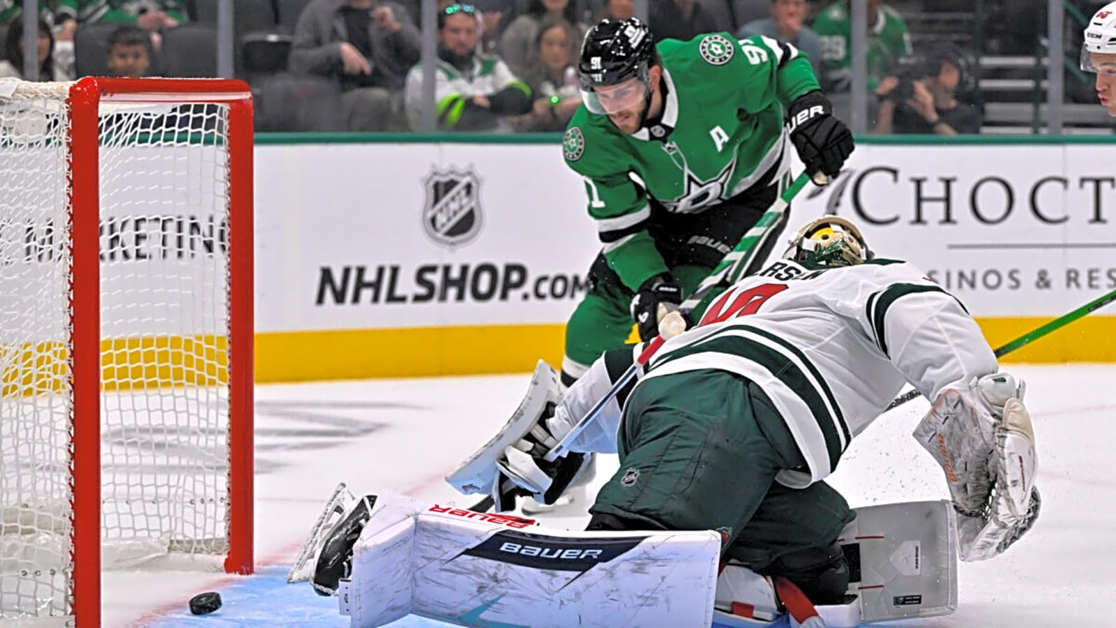 Seguin Scores in OT as Stars Down Wild 3-2