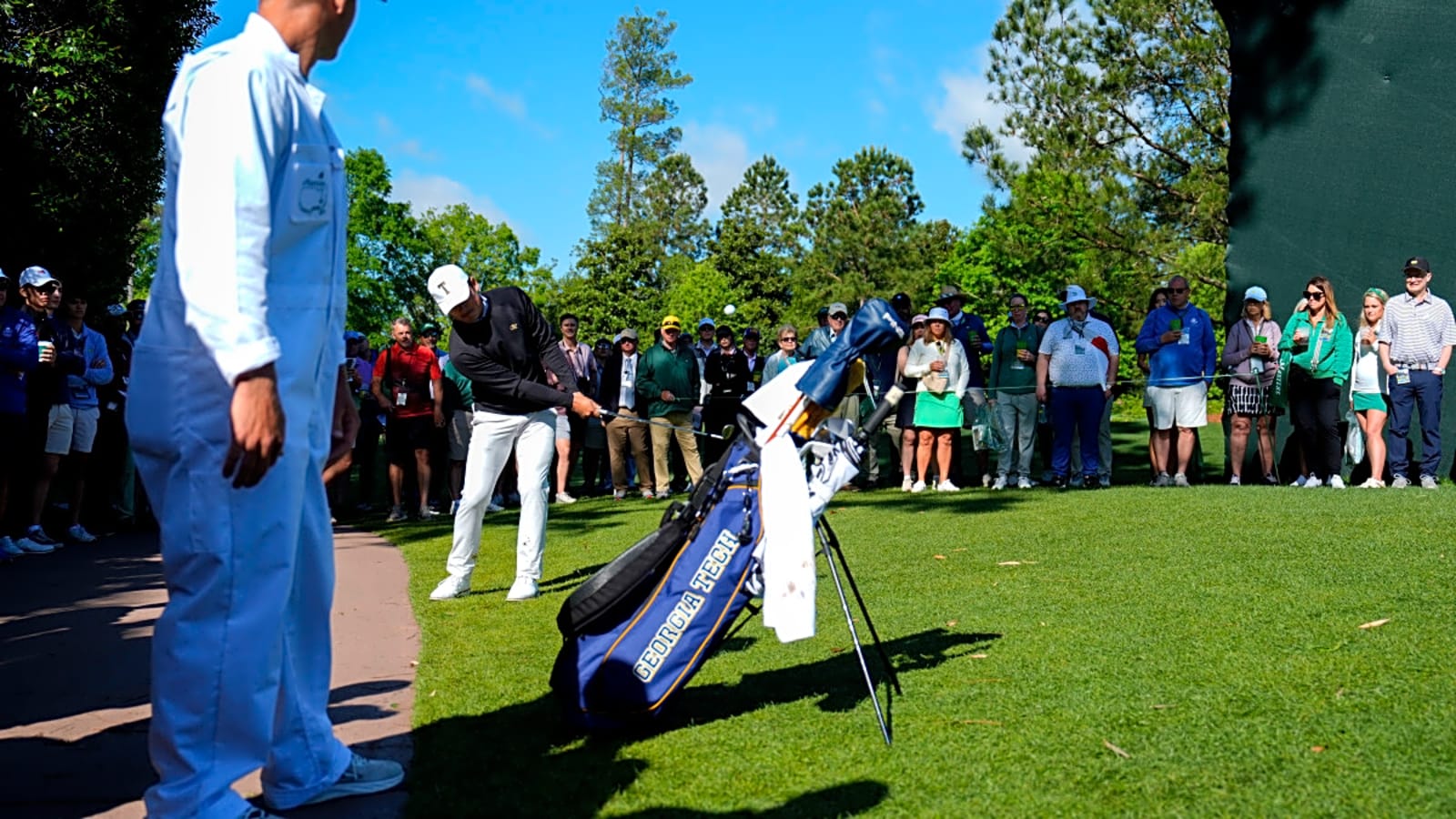 Need a teaser (4-10 words) and meta description for this article (keep it somewhat vague and provide multiple options). Keep in mind the headline is: 'World No. 4,292 Golfer Approaching Masters Invitation After College Rejection'
