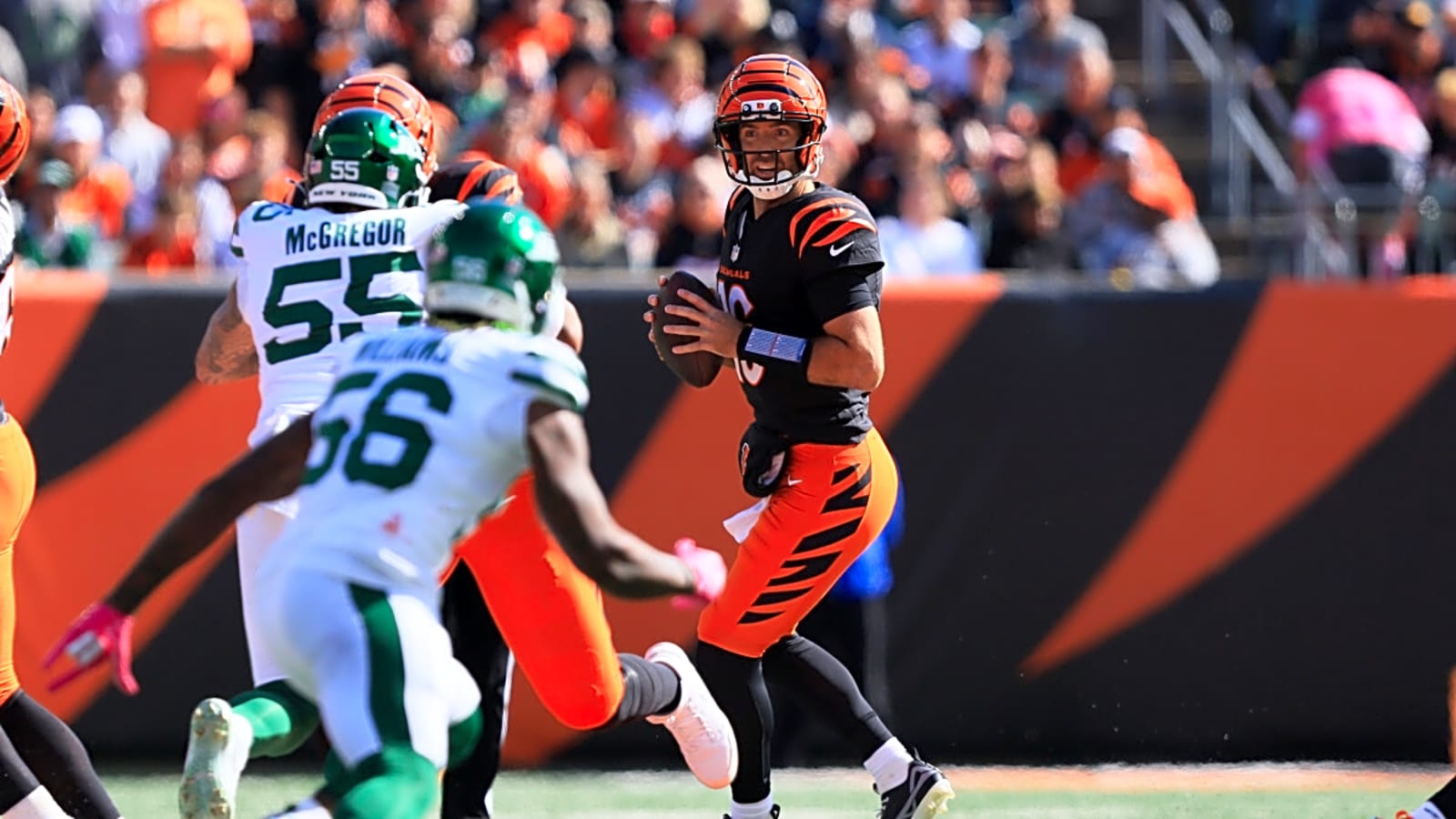 Zac Taylor clears up what happened with Joe Flacco toward end of Bengals' loss to Jets and his current status
