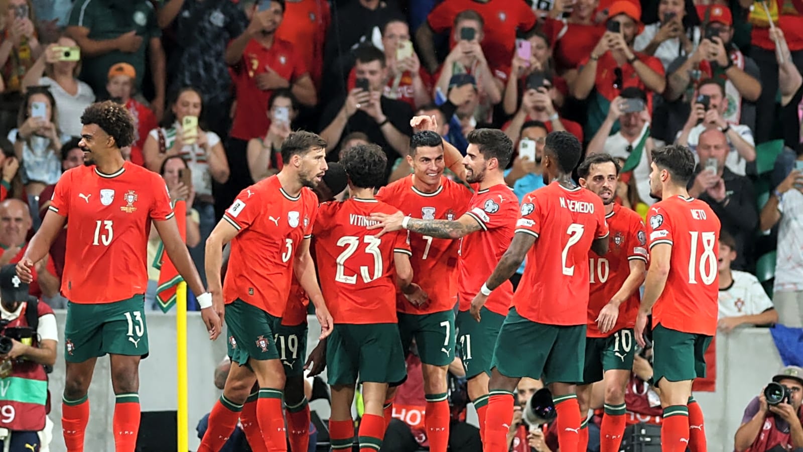 Ireland vs Portugal Lineups, Live Score & Results of FIFA World Cup European Qualifiers