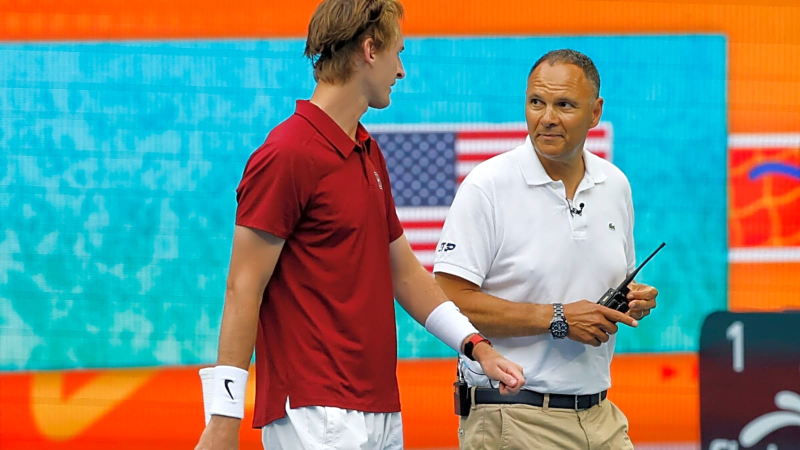 ATP Chair Umpire Mohamed Lahyani Beats the Blackout at Madrid Open