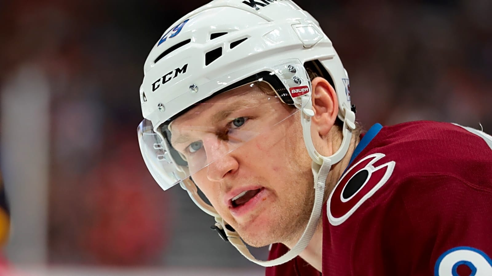 Avalanche's Nathan MacKinnon Reacts to Teammate's Scary Moment