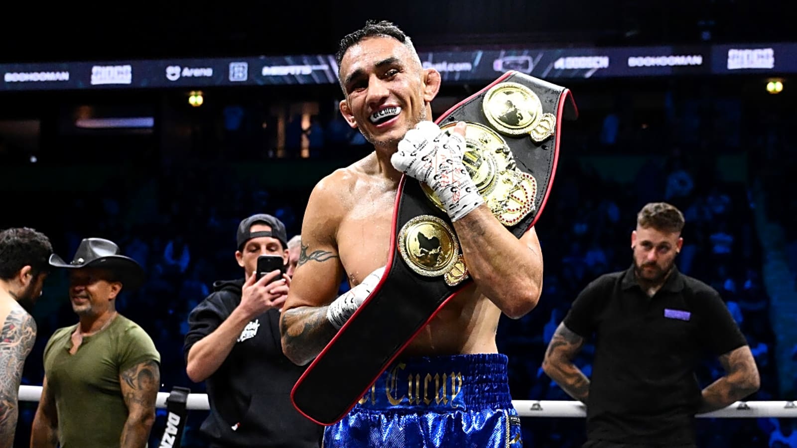 Tony Ferguson Snapped His 6-Year Losing Streak With Emotional TKO Boxing Debut Over the Weekend