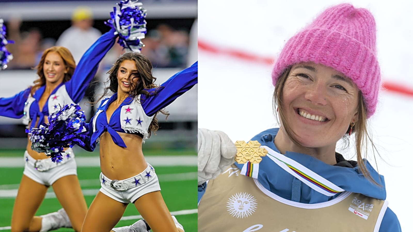 Dallas Cowboys Cheerleaders Teach Gold Medal Hopeful Jaelin Kauf How to Cheer