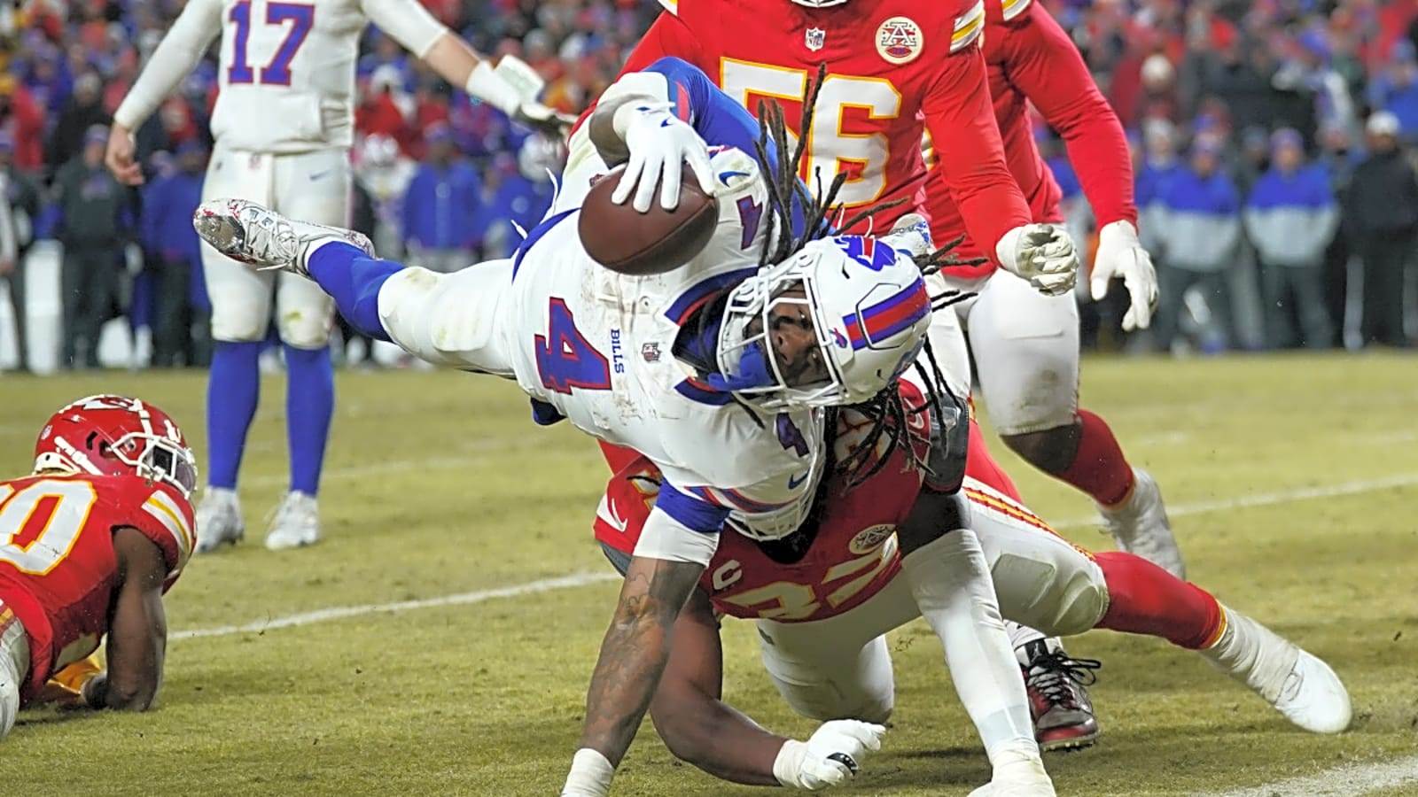 Chiefs DC Steve Spagnuolo is already privy to the chess match Bills RB James Cook will try to play with Kansas City's edge defenders