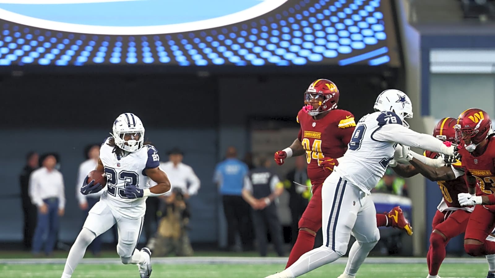 Cowboys' pregame announcement feels like another gut punch for rookie undergoing challenging Year 1