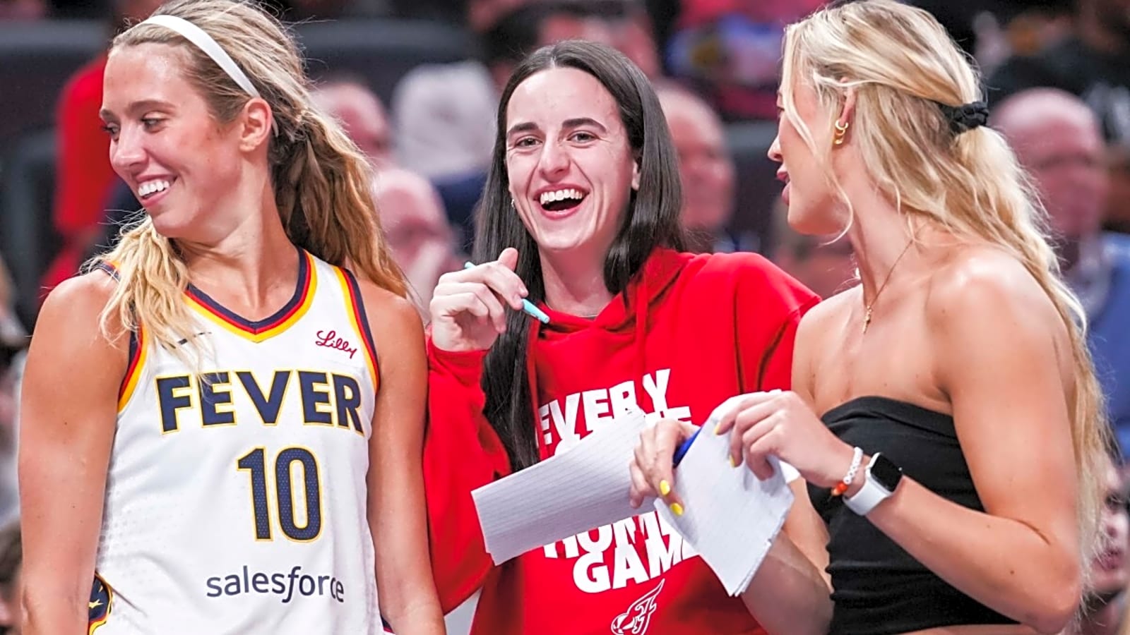 Fever Drench Acting Head Coach in Celebration of First-Ever WNBA Win: Watch