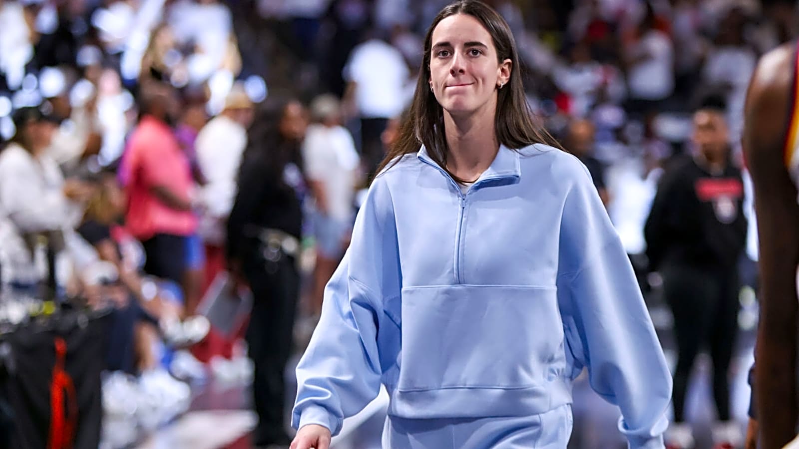 Caitlin Clark Volunteering For Challenge At MLB Stadium