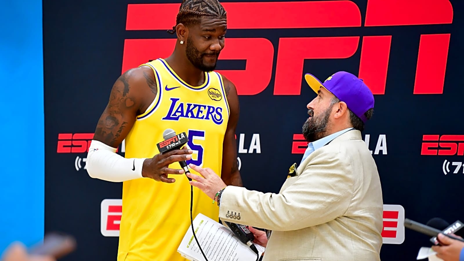 Deandre Ayton Knows He Has a Smaller Role with the LA Lakers