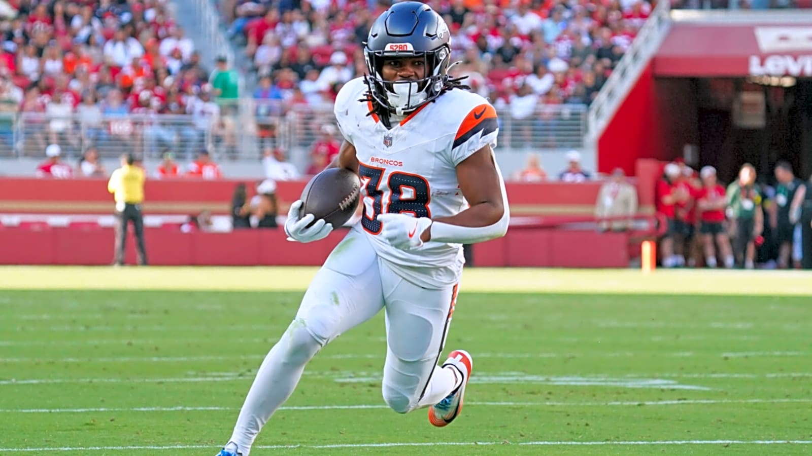 Jaleel McLaughlin gets a lasting gift from Sean Payton while miles away from the Denver Broncos in an unforgettable act