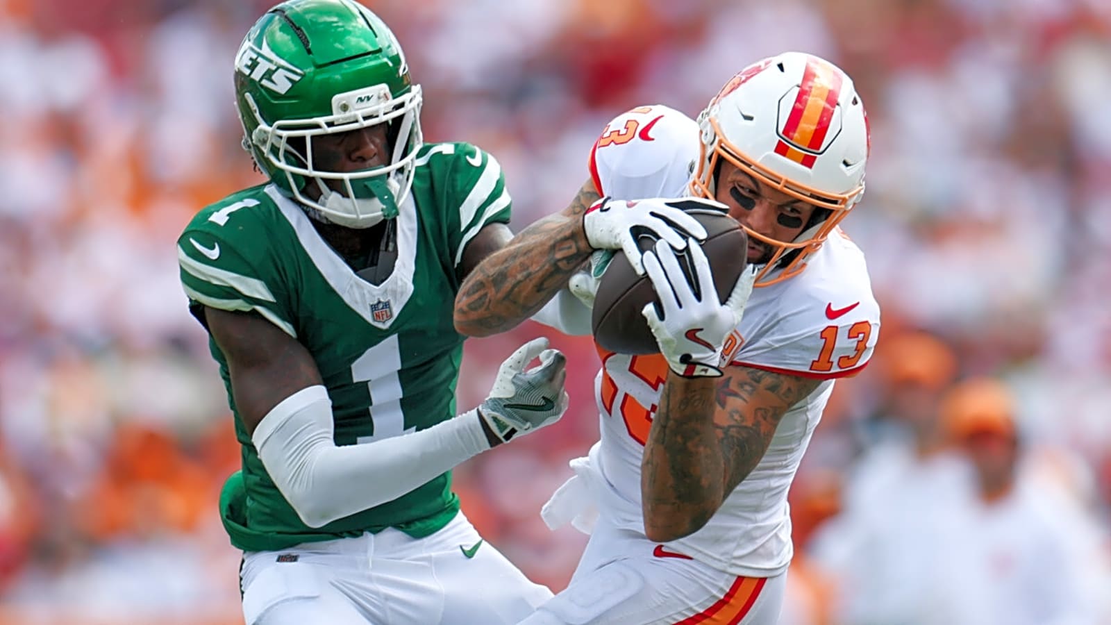 Mike Evans&#39; absence, Tristan Wirfs&#39; health, and the Bucs&#39; ground game highlight top questions on offense vs. Eagles