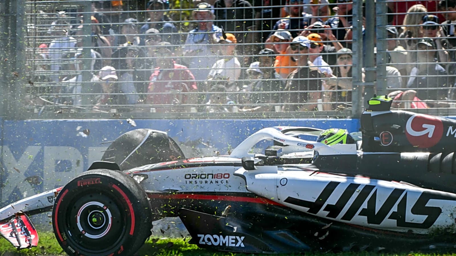 Formula 1 Rookie Crashes in TPC Test Before Mexico GP
