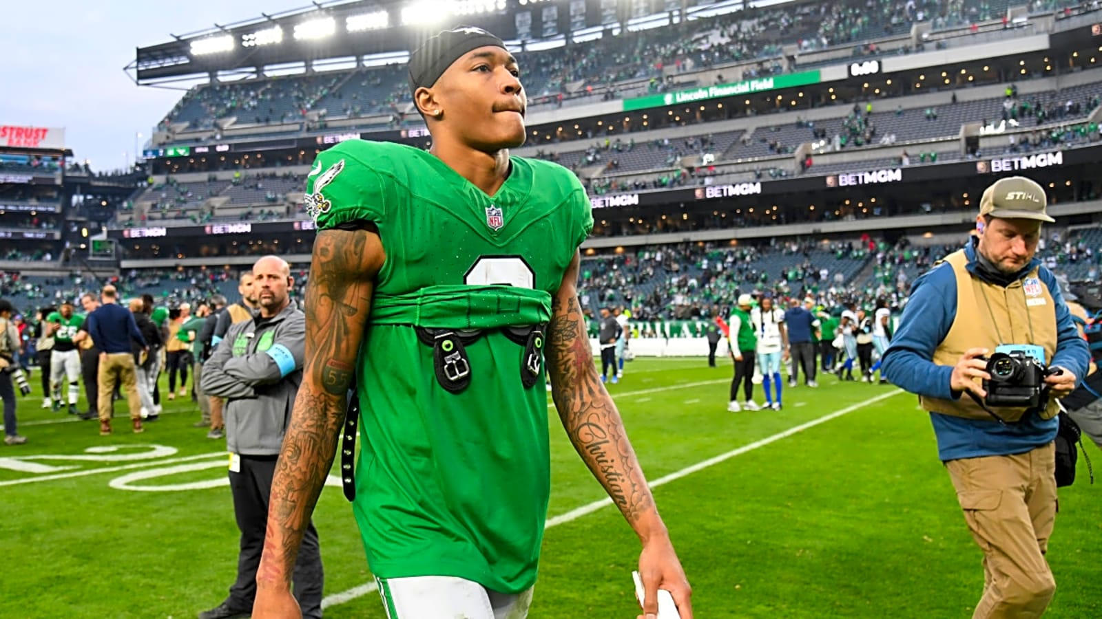 DeVonta Smith reveals which Eagles rookie has impressed him ahead of NFL training camp