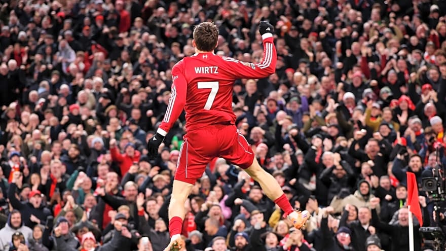 Liverpool player ratings: Florian Wirtz stars with 1st Reds goal in scrappy win vs Wolves