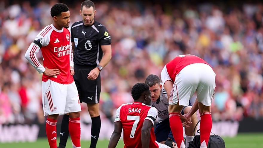 Will Bukayo Saka be back for the Manchester City game?