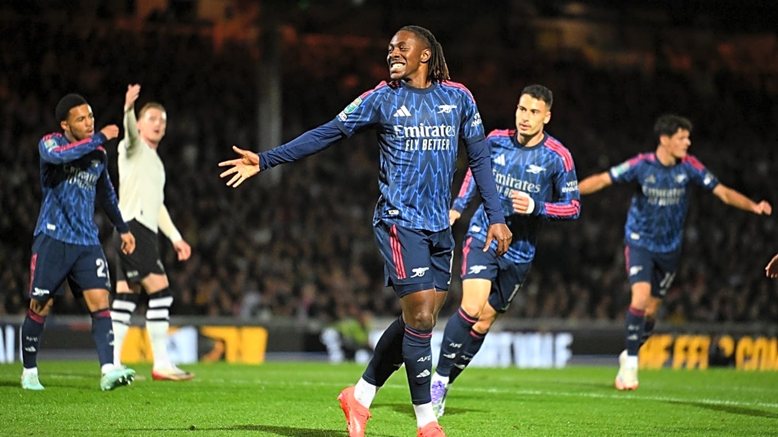 Eze describes ‘special’ feeling after scoring his first Arsenal goal