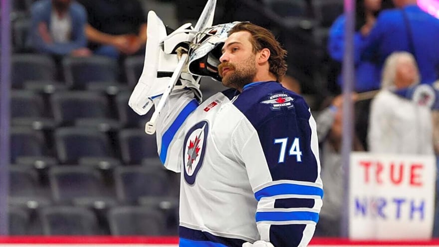 Jets’ Crease Crowded & Complicated After Hellebuyck Trade