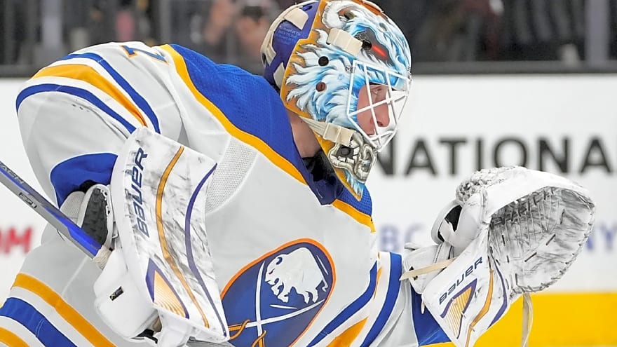 Sabres’ Luukkonen to miss next week with lower-body injury