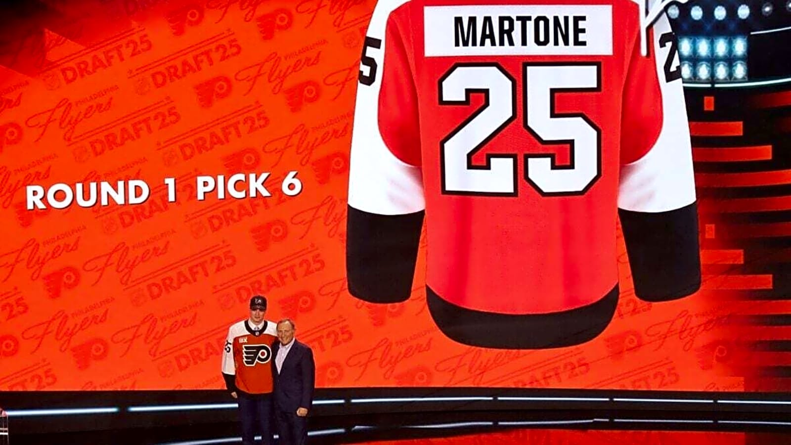 Porter Martone’s Arrival Amplifes Flyers’ Wing Logjam