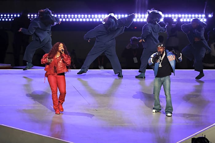 Kendrick Lamar and SZA