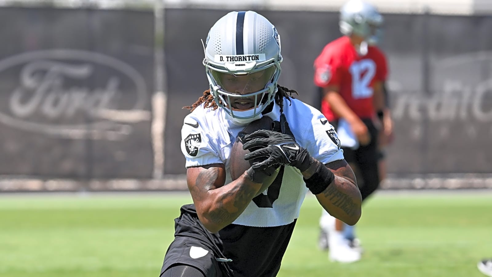 Las Vegas Raiders WR Dont’e Thornton catches first preseason touchdown