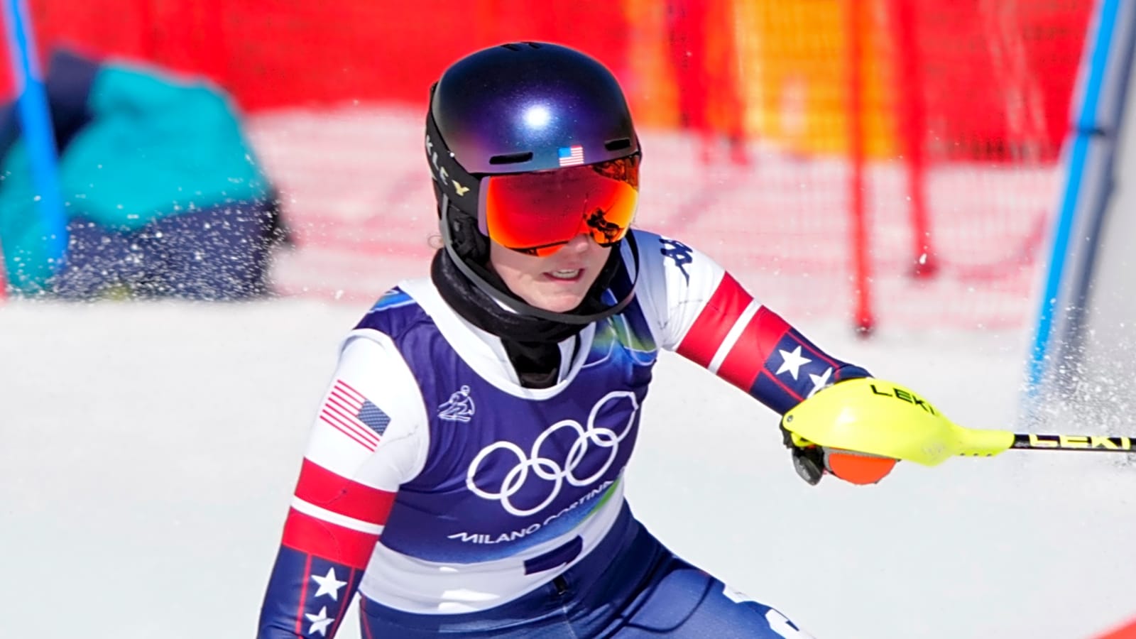 Mikaela Shiffrin storms to slalom gold to rewrite her Olympic history