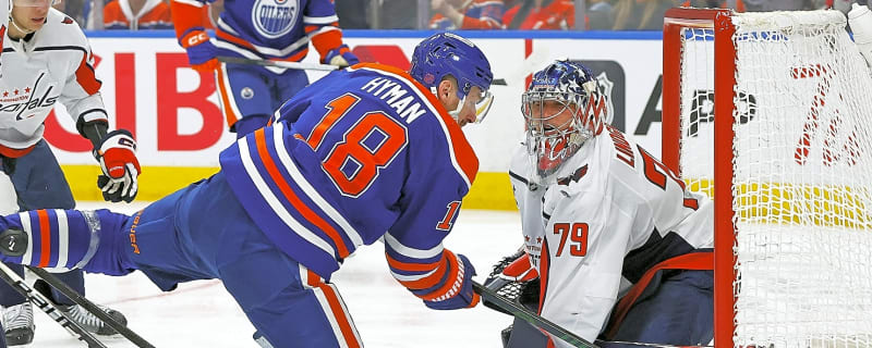  Hyman’s late goal, Bouchard’s historic performance carry Oilers over Capitals