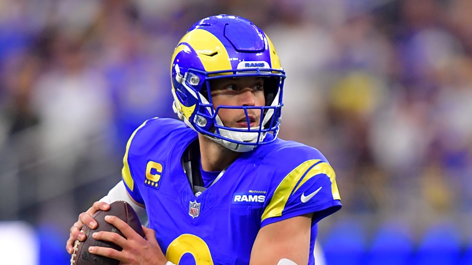 Is Stafford worried about finger injury for playoff game vs. Bears?