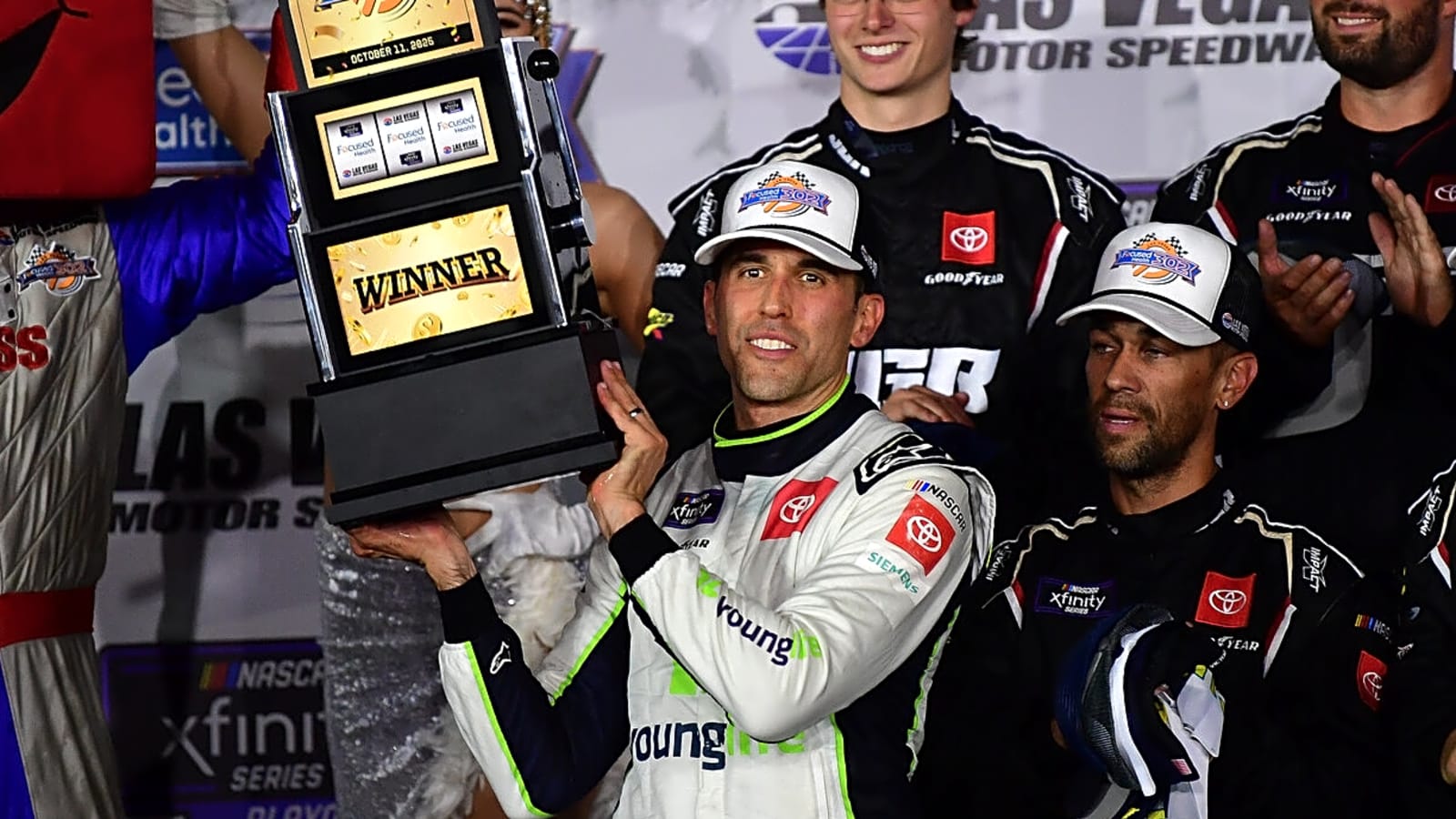 Sharing winning moments with family 'means the world' for Aric Almirola