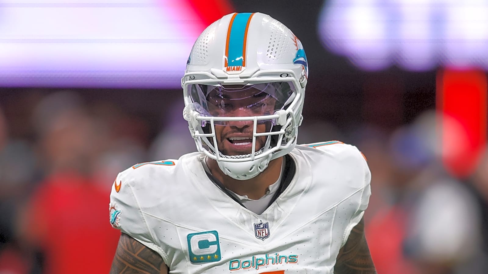 Tagovailoa addresses 'external noise,' McDaniel's job security