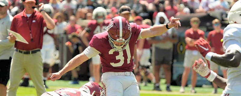 Where does Alabama football’s kicker competition stand ahead of fall camp?