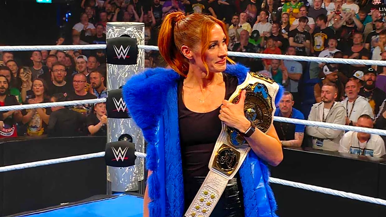 Becky Lynch and AJ Lee&#39;s Frosty Exchange Amid WWE Return Rumors